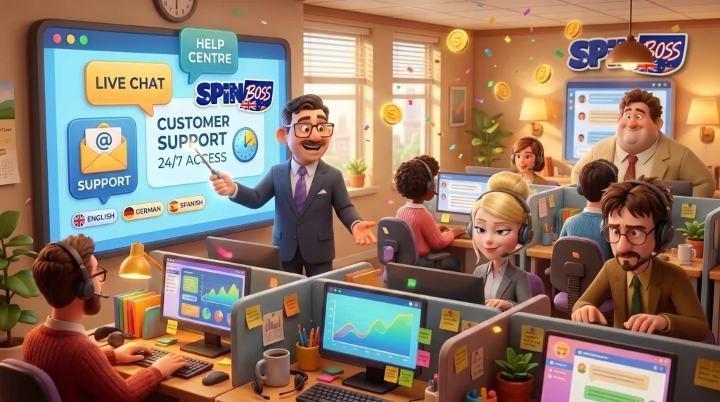 SpinBoss Casino Customer Support